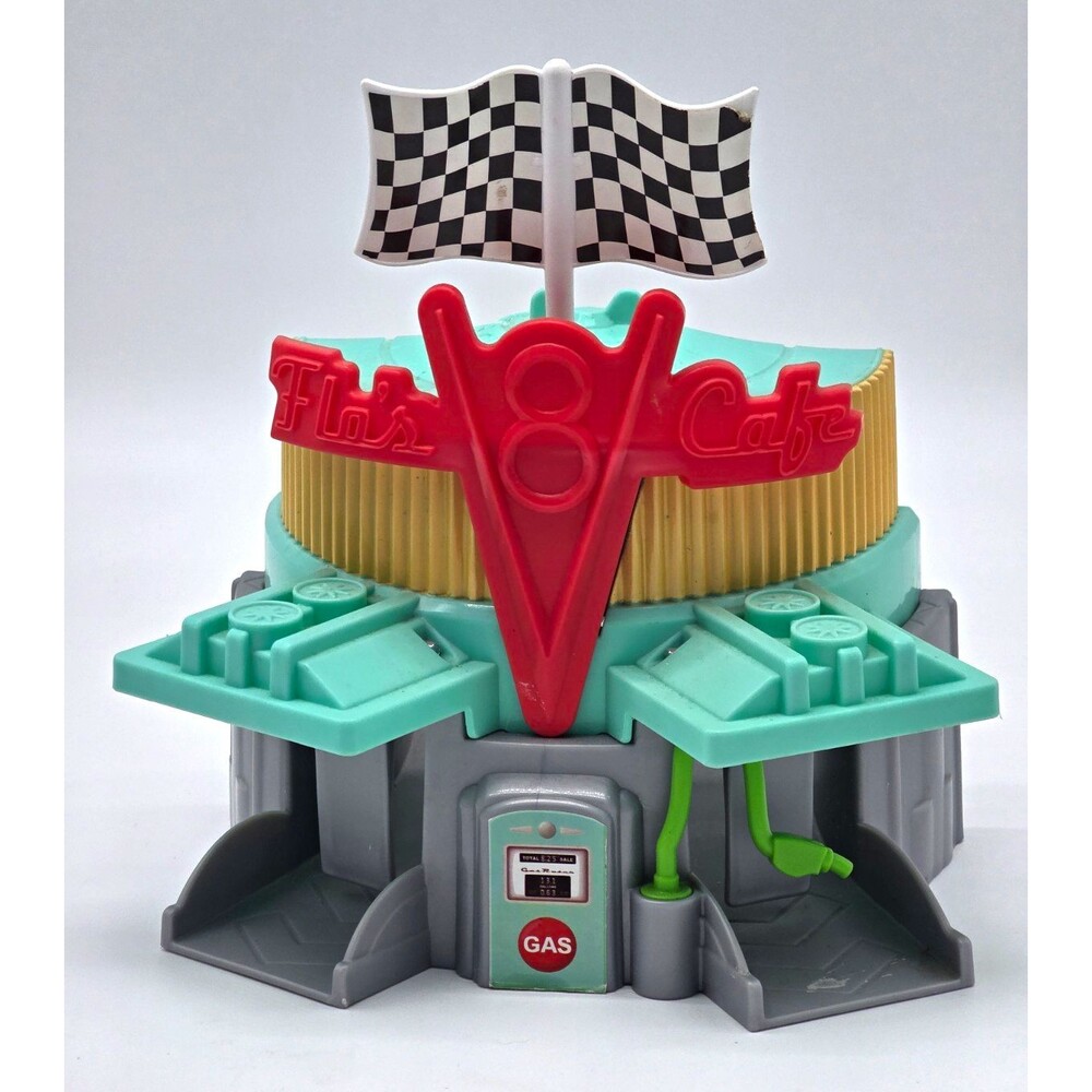 Disney Pixar Cars Flo's V8 Cafe Diecast Vehicle Playset Multicolor Plastic